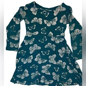 Jumping Beans Girls - All-Day-Play Dress w/ butterflies - Size 4